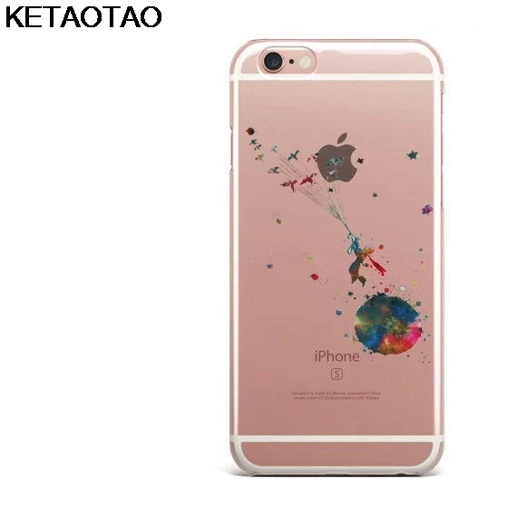 KETAOTAO ананас Одри Хепберн слон Рапунцель чехол для телефона s для iPhone 4 5S 6S 7 8 X чехол кристально чистый мягкий TPU чехол s - Цвет: Темно-серый