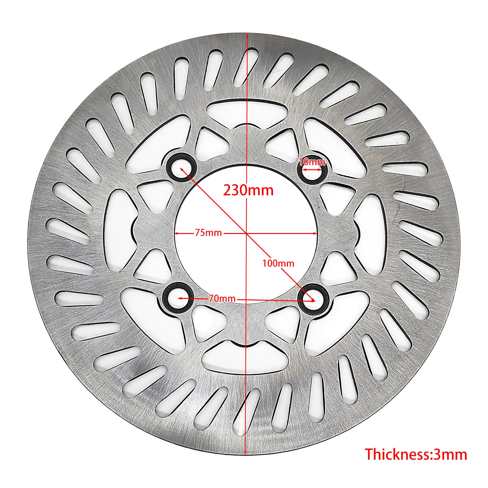 

Motorcycle Brake Disc Plate Rotor 230MM For Dirt Pit Bike Front Or Rear wheel Brake System For Kayo BSE Chinese Motocross