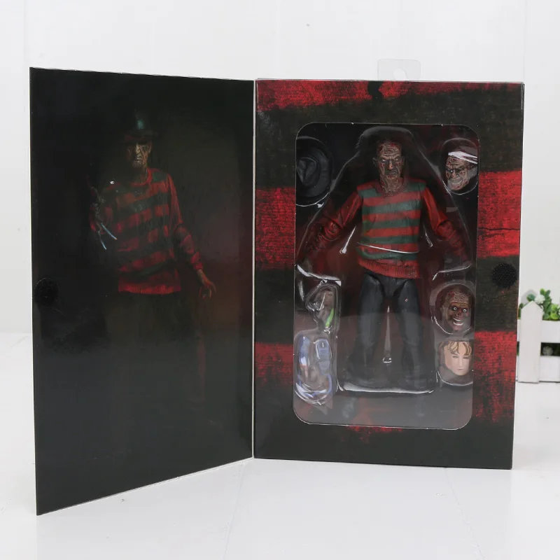 NECA 15-17 см кошмар на Elm Street Freddy Krueger Freddy's Uncharted 4 вор конец Натан Дрейк ПВХ фигурка игрушки - Цвет: 1 in box