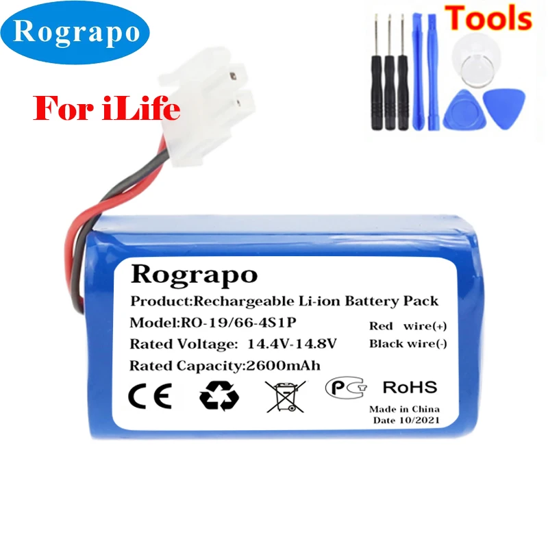 Robot Vacuum Cleaner Ilife V7s Battery Liion Battery Digital