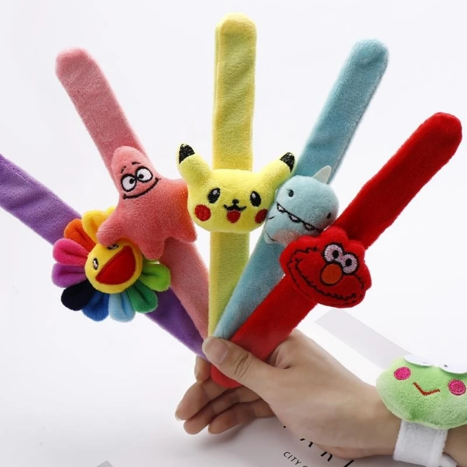 

Ant Cotton Cute Fruit Sunflowers Plush Hand Ring Stuffed Animals Baby Shark Toy Panda Baby Toys Boy Girl Gift Rings Girls Hands