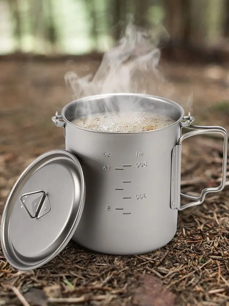 Туристическая алюминиевая кружка Widesea, Туристическая посуда для ...
