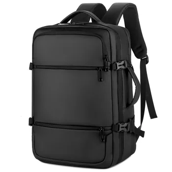 

Business 15.6 Inch Men Large Capacity Backpack Laptop Nylon Waterproof Bag USB Teenager School Rucksack Travel Computer Booksack