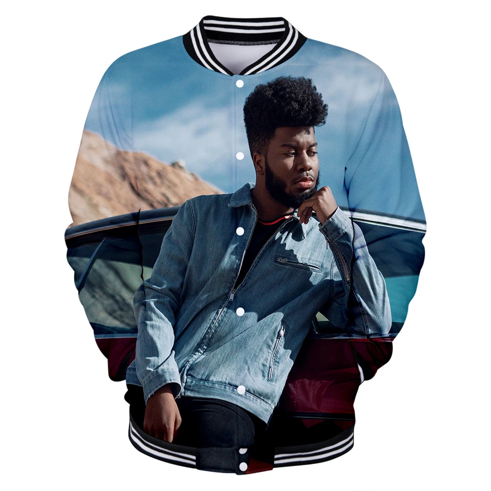 Дизайн KHALID бейсбольная форма для мужчин Весна Повседневная Harajuku KHALID бейсбольные куртки плюс размер для мужчин Уличная