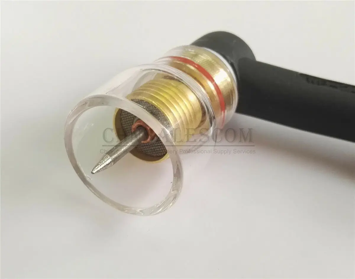CHNsalescom 7 шт. TIG сварка 12#30 мм Pyrex стекло газовая линза комплект для WP-24 серии 1,6 мм 1/16"