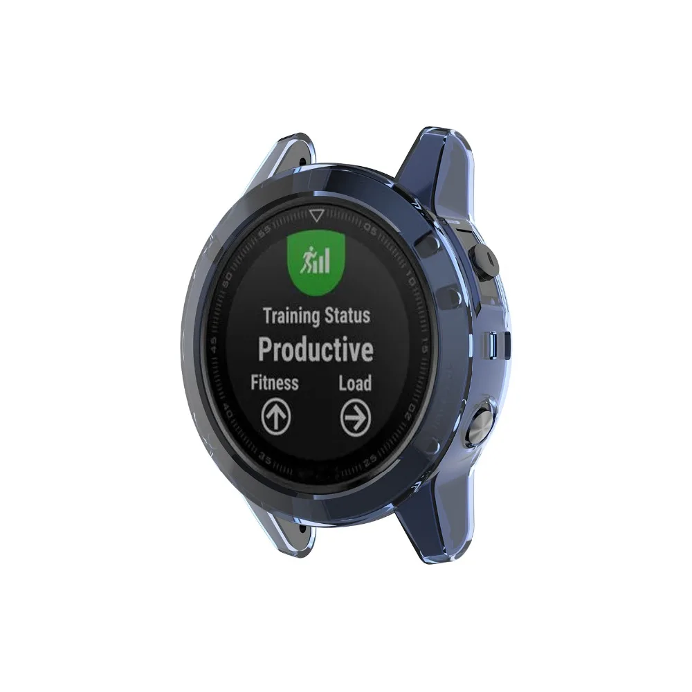 Прозрачный ТПУ защитный чехол-бампер для часов Garmin fenix 5 5X 5S Силиконовый противоударный защитный чехол