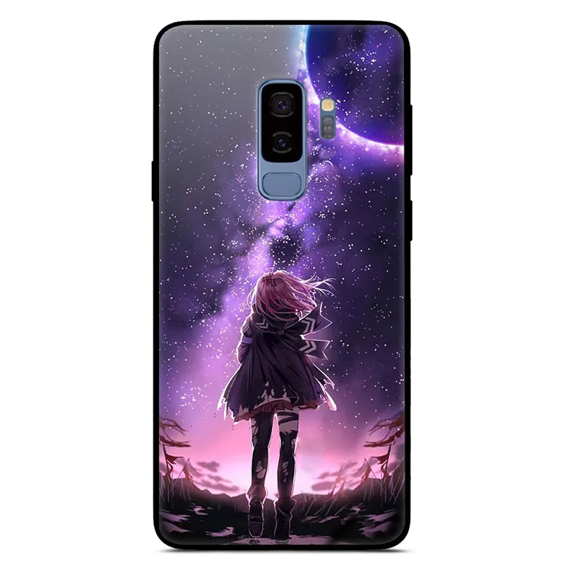 Чехол из закаленного стекла для samsung S9, Жесткий Чехол для задней панели, чехол для samsung Galaxy S9 Plus, чехол, TPU бампер S10e S10 Plus Caso - Цвет: 26