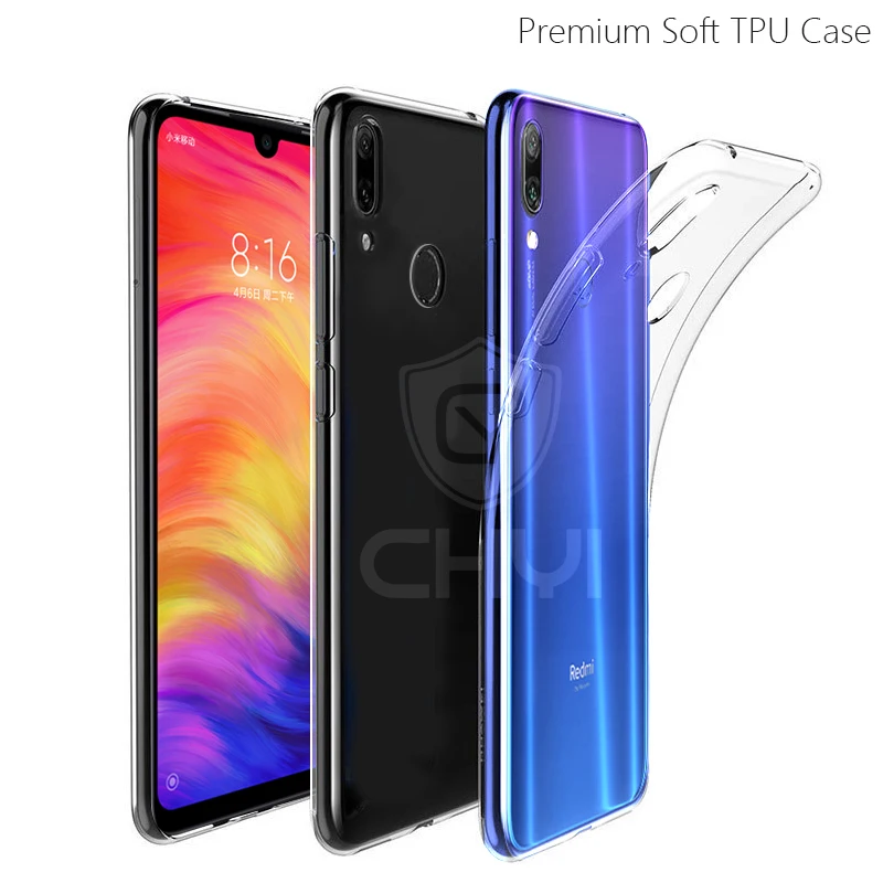 Чехол для xiaomi redmi note 9 8 7 pro max 9s 8t прозрачный мягкий Силиконовый ТПУ защитный чехол |