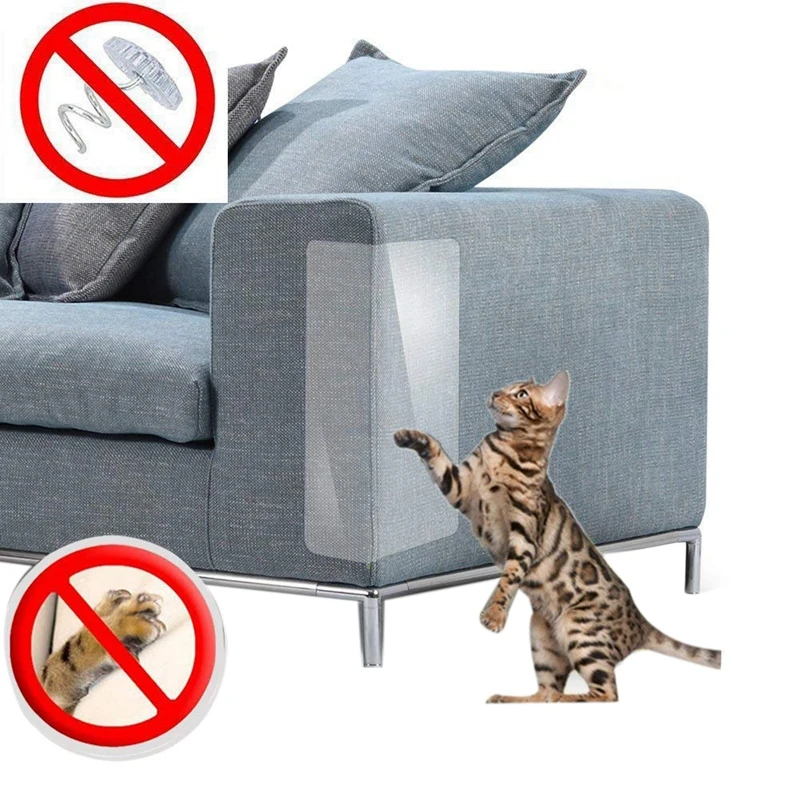 Tapis de Protection anti rayures pour canapé, 4 pièces, pour chats,  Protection contre les griffes, répulsif pour meubles | AliExpress