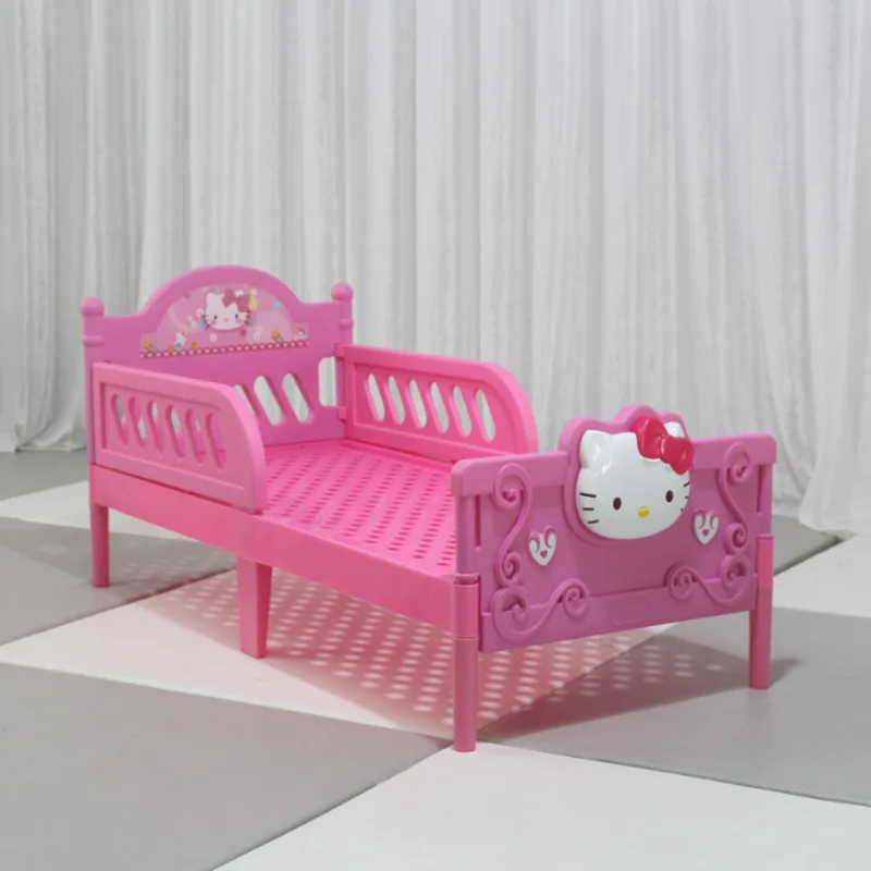Детская пластиковая мультяшная кровать, утолщенная специальная кровать для детского сада, детская кроватка, ограждение для кровати, детская кровать