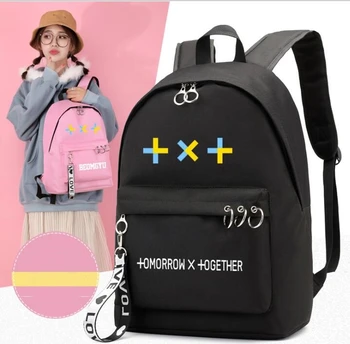 

New couple bag TXT combination surrounding backpack Korean student bag men's and women's large capacity Backpack