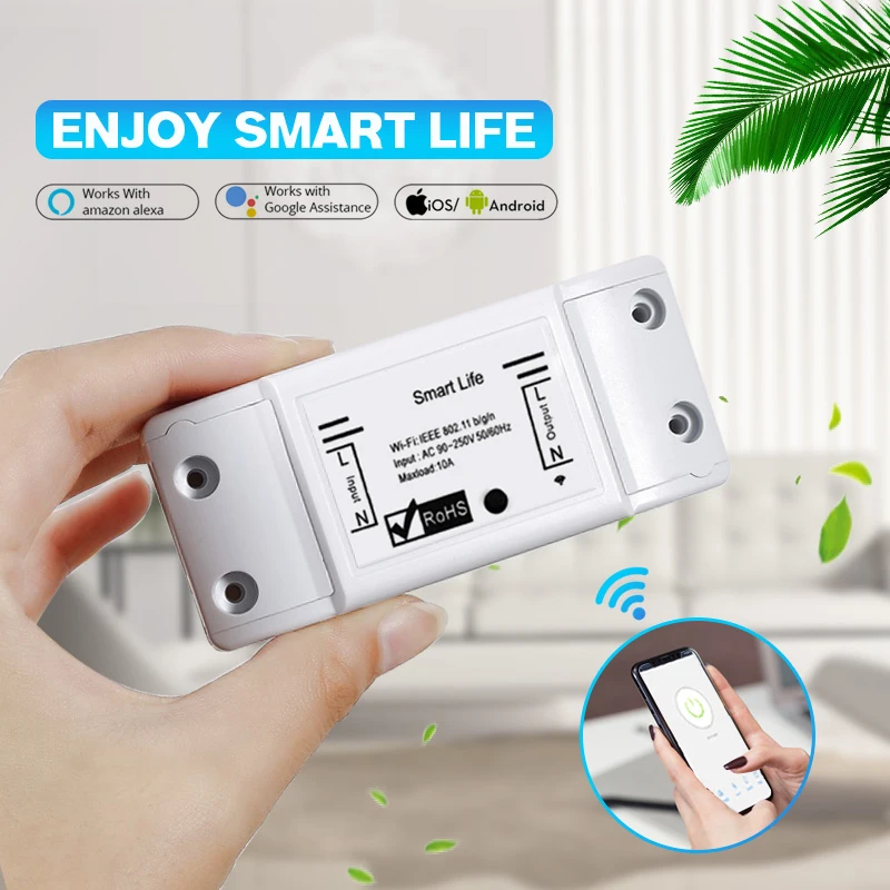 Wifi Интеллектуальный коммутатор граффити smart life Alexa Google Home мобильный телефон беспроводной пульт дистанционного управления таймер переключатель