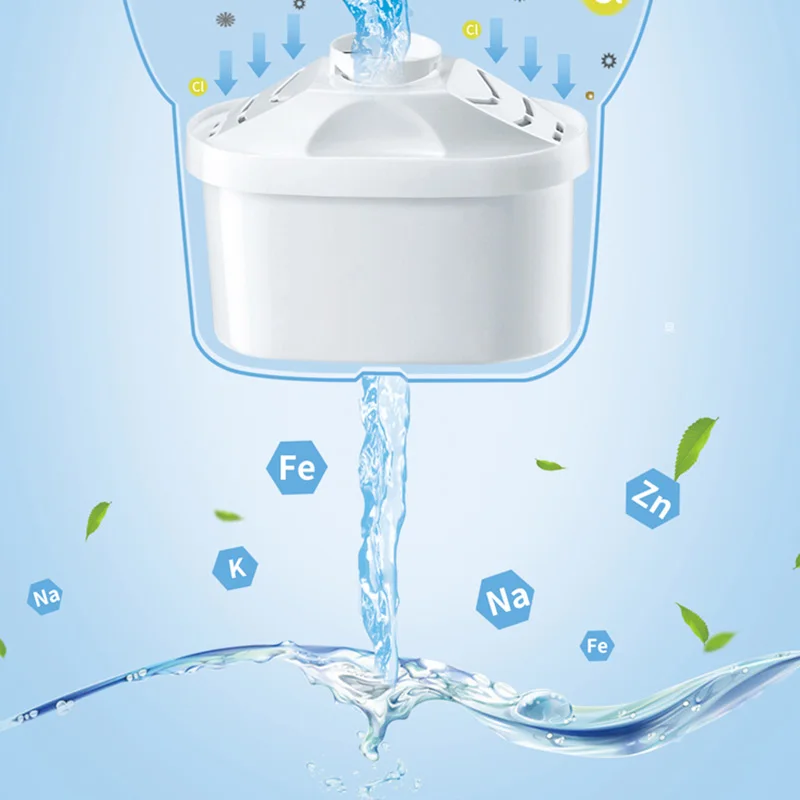 Прямой напиток фильтр Чайник Открытый Очиститель 2л вода в то время портативный