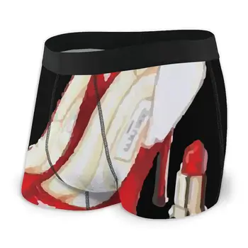 

Fashion Urban Women Lipstick High Heels Ruddy Sexy Oil Painting Style Men's Boxer Briefs