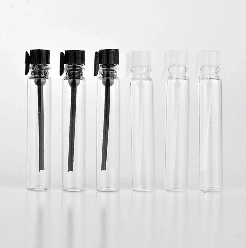 100pcs 1ml 2ml 3ml Glass Perfume Bottle sample tester Vials Small Test tube Essential oil Aromatherapy Dripping stick Container test tube bottle ornament silicone epoxy mold diy keychain pendant jewelry crafting mould for valentines gift