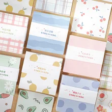 

Creative Cute Fruit Series Note Paper Ins Wind Hand-book Writing Paper Sticky Notes Message Notes Office Supplies Stationery