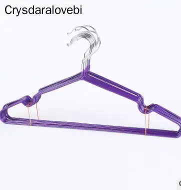 Clothes Hanger Storage Hanger 10/20pcs/lot 40cm Non-Slip Metal Shirt Trouser Hook Hanger PVC Plastic And High Manganese Steel Hangers for Clothes Racks