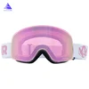 OTG Ski Goggles Snowboard Mask For Men Women Skiing Eyewear Cylindrical UV400 Snow Protection Over Glasses For Adult Small Face ► Photo 2/6