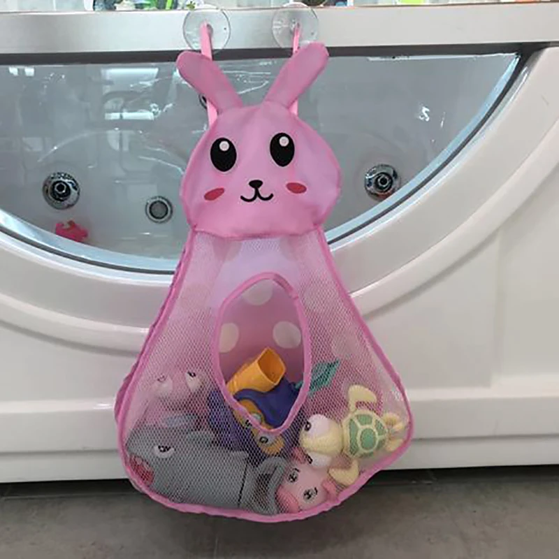 Rabbit Сумка для хранения детских игрушек для ванной, большая сетчатая пляжная сумка для хранения для ванной, сетчатая сетка для хранения детских игр для душа, многоразовые сумки - Цвет: Rabbit