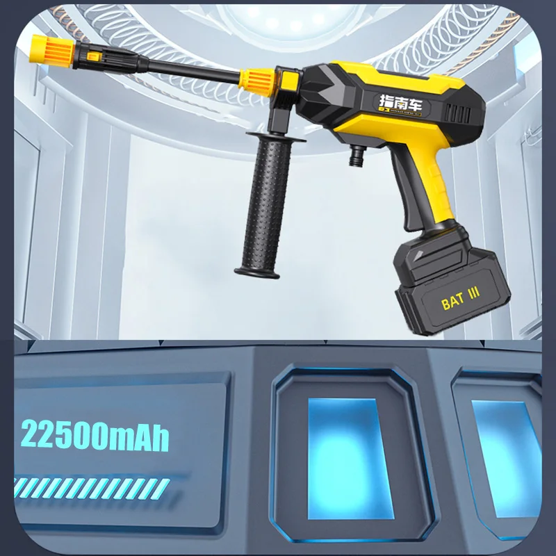 48VF Cordless High-Pressure Car Washing Machine Water Gun Lithium Battery Portable Washer Foam Generator Tornado Auto Accessorie |