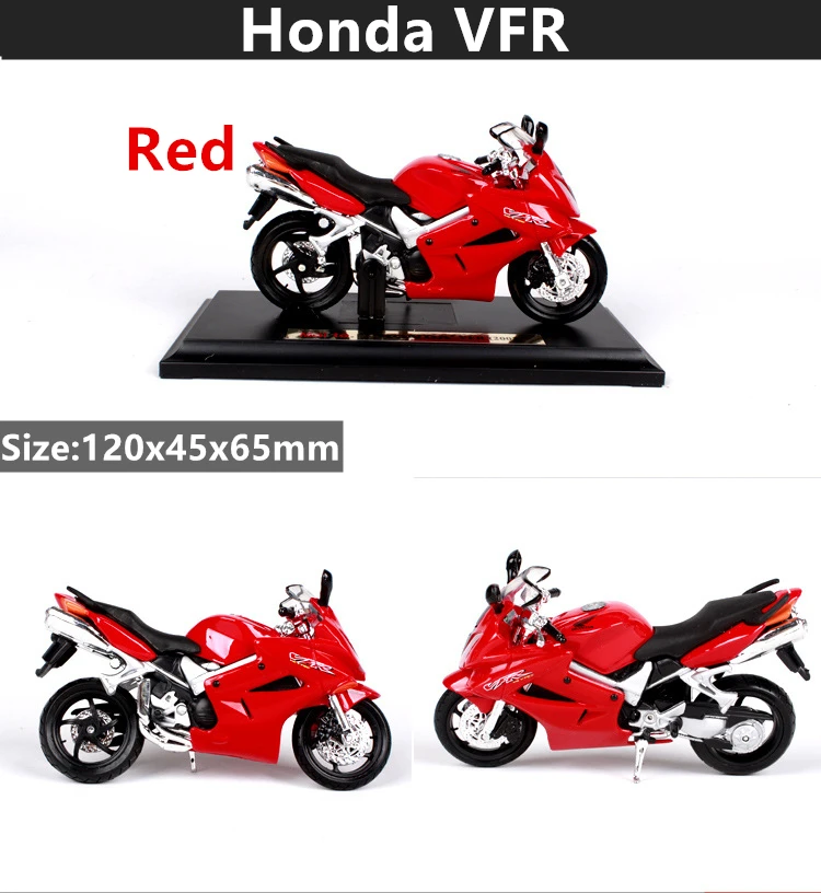 Maisto 1:18, 12 стилей, Honda VFR,, авторизованный, имитация сплава, модель мотоцикла, игрушка, автомобиль, коллекция, подарки