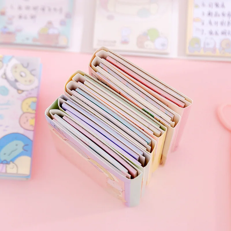 Sumikko Gurashi Coffee House 6 Folding Memo Pad Sticky Notes Escolar Papelaria School Supply Bookmark Label