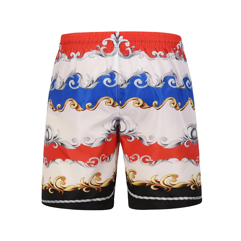 60% OFF Antique Flower Imprinting Men's Beach Shorts Top Selling Fashion Beachwear Swiming Half Pants Surfing Shortwear
