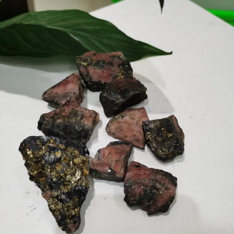 2 кг натуральный драгоценный камень сырье Rhodochrosite Пирит парагенез минеральный