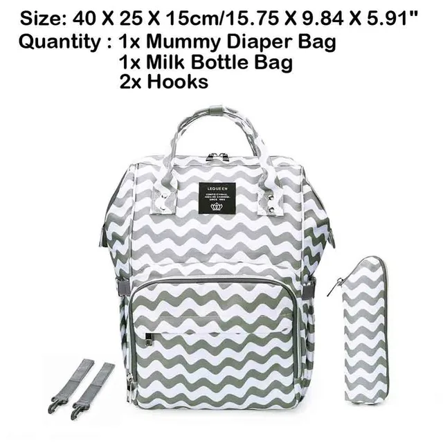 D1 USB Interface Diaper Bag Large Capacity Waterproof Fashion Mummy Travel Shop Maternity Nursing Backpack Nappy Organizer - Цвет: D1
