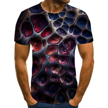

Men's printed T-Shirt New 3D printed t-shirt men's alien T-shirt Summer Black T-Shirt round neck beach T-shirt