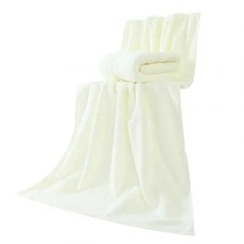 Beige 70x140 см водопоглощающее плотное Мягкое хлопковое пляжное полотенце для душа, Мочалка для спа-отеля, показ товаров - Цвет: Beige