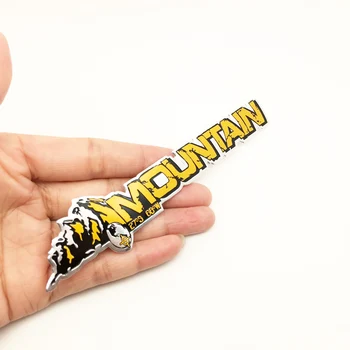 

Car Decoration Stickers Logo 3D Aluminium MOUNTAIN Emblem Badge Decal For Truck Decal SUV JEEP Pickup car styling