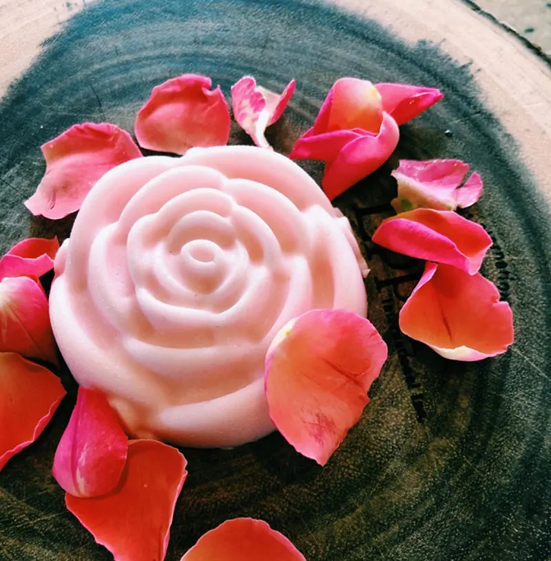 2/6Cavty 7cm Large Rose Flower Soap mold Silicone Mold Handmade Soap making Ice Cube Chocolate Cake Banking Mold Silicone