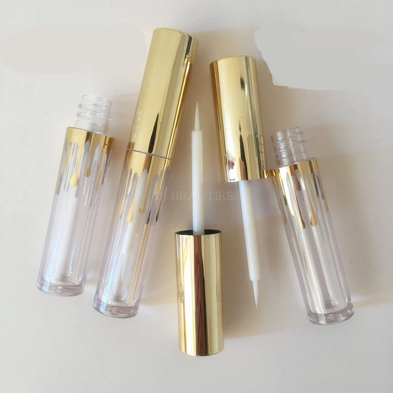 

100pcs Empty 2.5ml Eyeliner Tube 3.5ml Mascara Tube Eyelash Cream Vial Liquid Bottle Cosmetic Packaging Container Makup Tools
