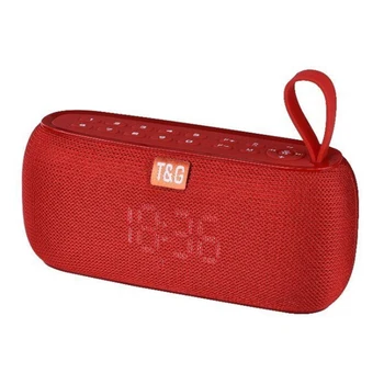 

Bluetooth speaker column clock temperature display and TG177 Portable alarm clock speaker U disk TF card supports digital music
