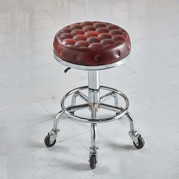 

BKS Adjustable Salon Rolling Swivel Stool Tattoo Massage Spa Chair Black Swivel Stool