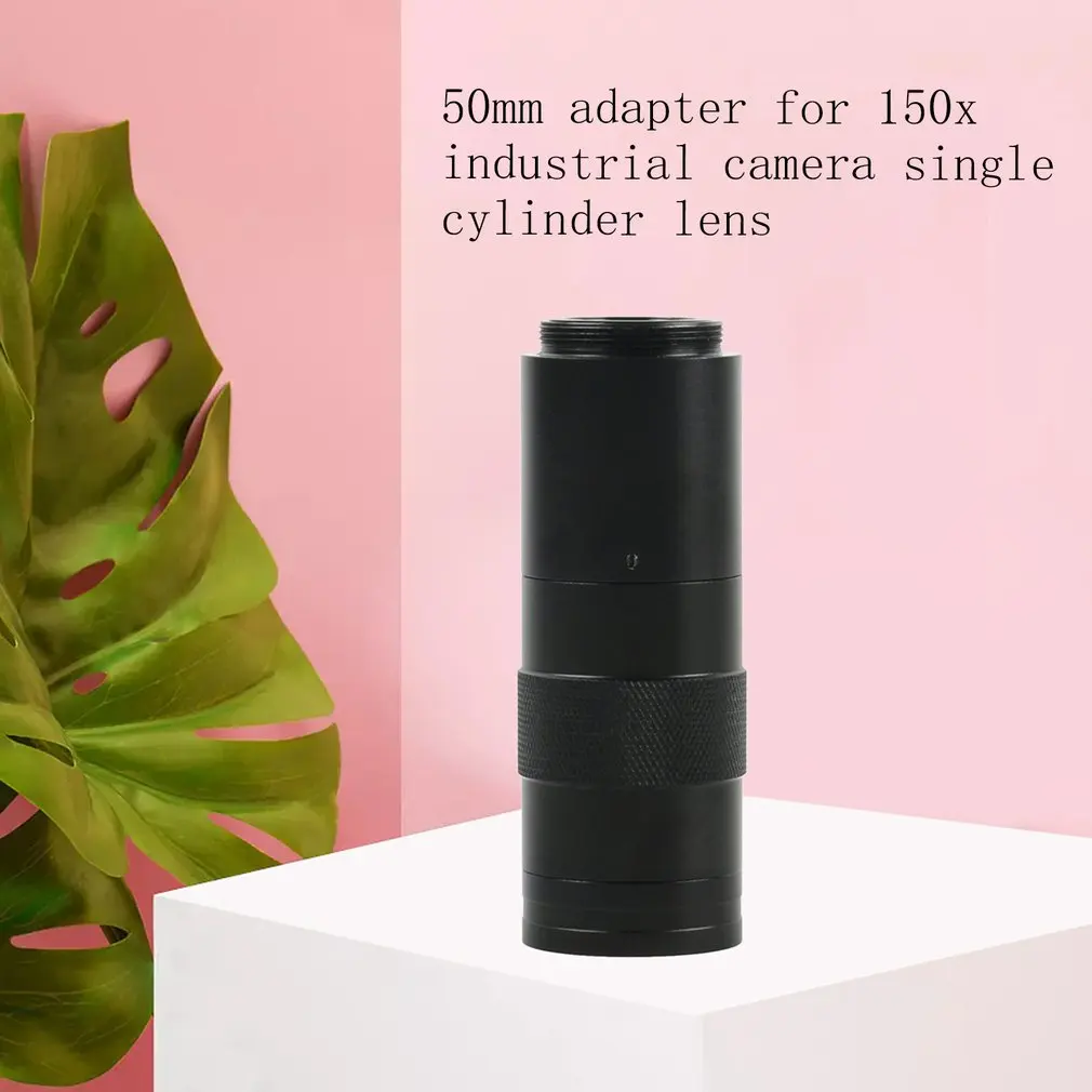 150x industrial camera single barrel lens Electronic video microscope C port zoom lens magnification C interface