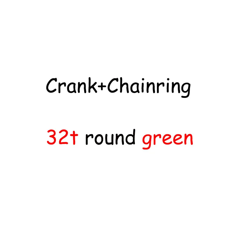 32t round green BDSNAIL MTB шатун 170 мм кривошипная узкая широкая цепь 104BCD односкоростная Горная дорога велосипед круглая овальная цепь кольцо - Цвет: 32t round green