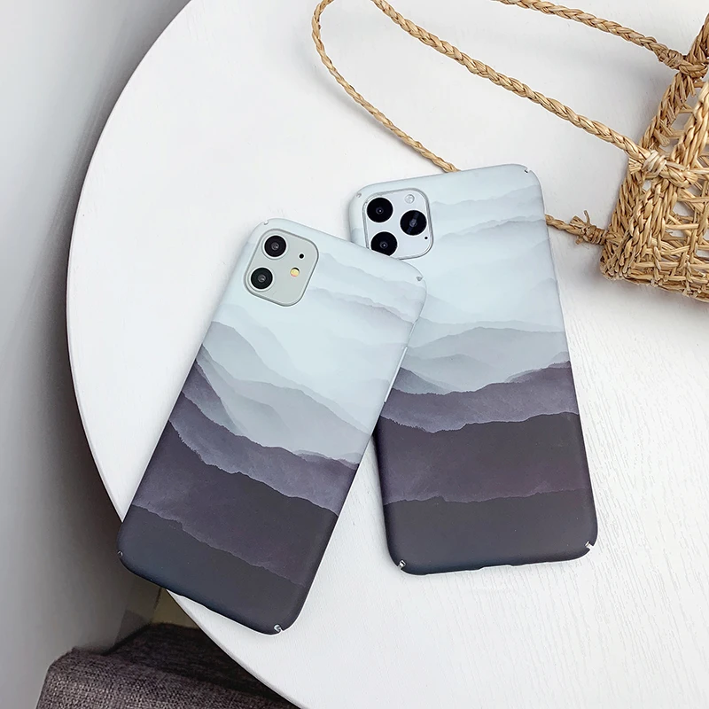 Жесткие PC чехлы для телефонов Xiaomi 8 8SE 8Lite 9 9SE CC9E A3 Lite Горный полный Чехол для Redmi Note 7 Note 8 Note8Pro K20 чехлы