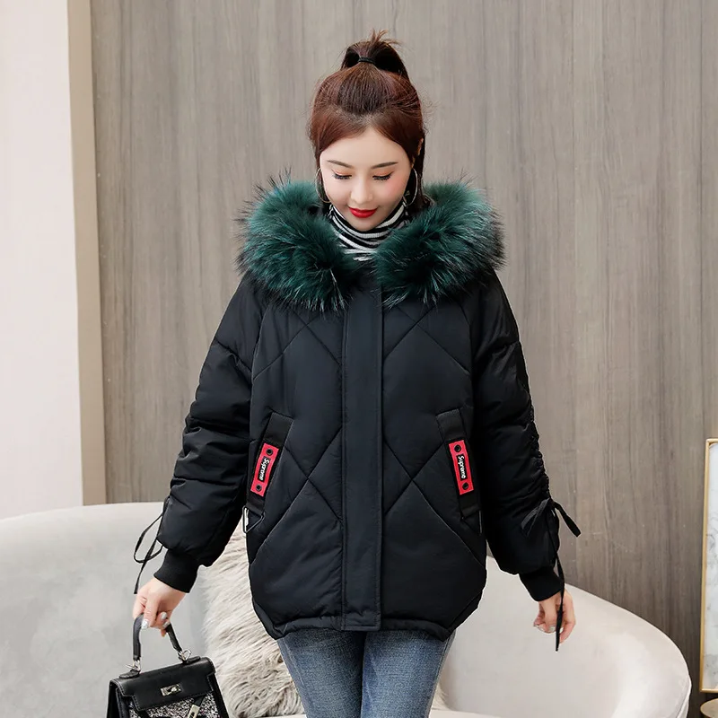 Женская короткая куртка с хлопковой подкладкой Abrigos Mujer Invierno зимняя на меху 2019 |