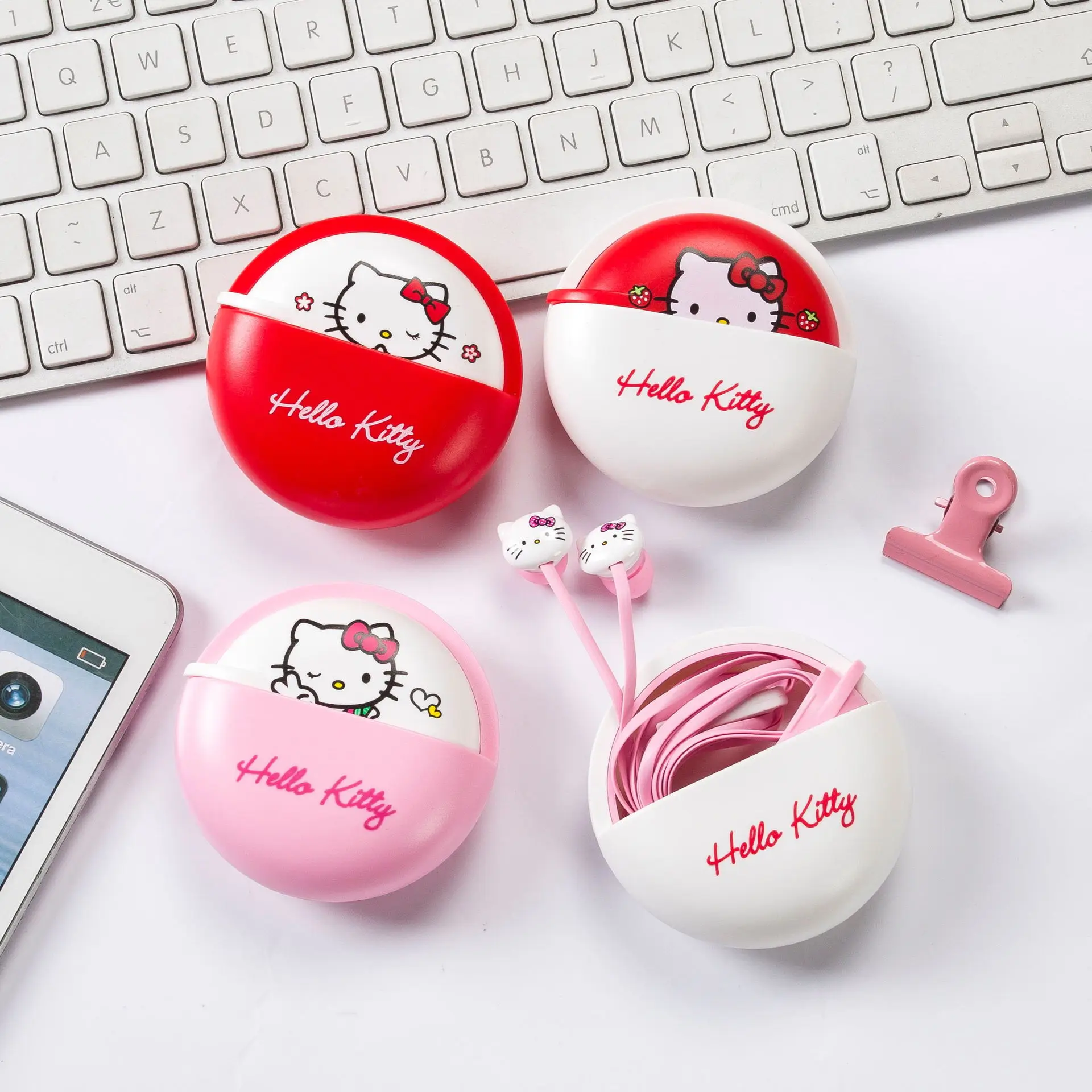 Новинка, Наушники Hello kitty, наушники с микрофоном, MP4, MP3, для мобильного телефона, ноутбука, iphone yey-L29