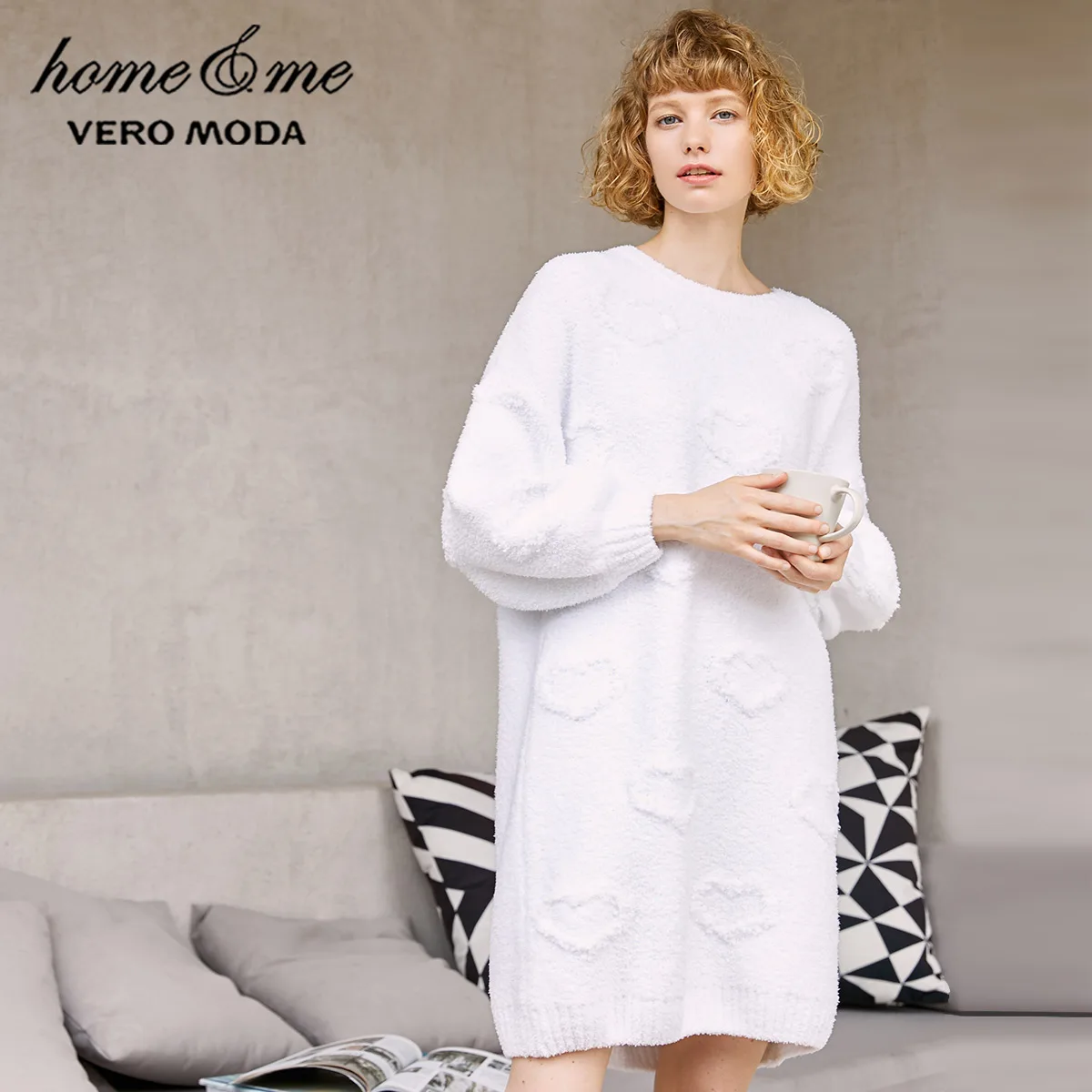 Новое Женское Платье для сна с рукавами Шароварами в форме сердца Vero Moda |