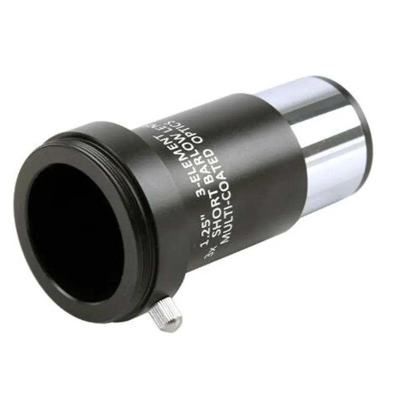 Angeleyes 3X Metal Baro Mirror Barlow Lens Double Lens Camera 1.25 Inches 31.7mm M42*0.75 Pitch Three Element 3Xelement