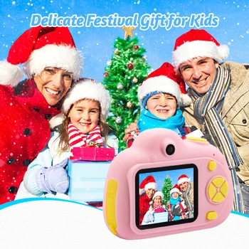 

2 Inch HD Screen Chargable Digital Mini Camera Kids Cartoon Cute Camera Toys Outdoor Photography Camera for Child Birthday Gift