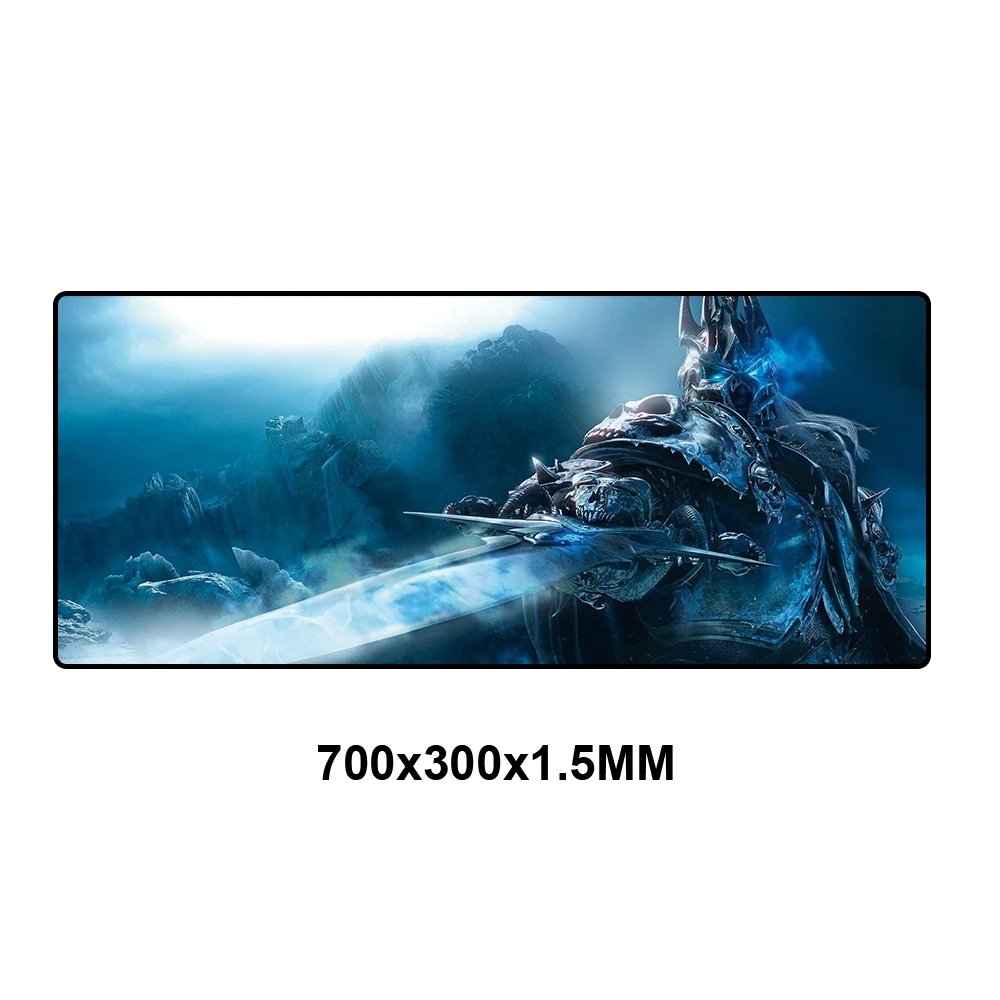 MSSJ-RW008-70x30 Большой игровой коврик для мыши, коврик Grande для WOW Lich King Gamer XXL, компьютерный коврик для мыши, игровой стол, игровой коврик для Csgo PC, 900x400 м, коврик для мыши - Цвет: MSSJ-RW008-70x30
