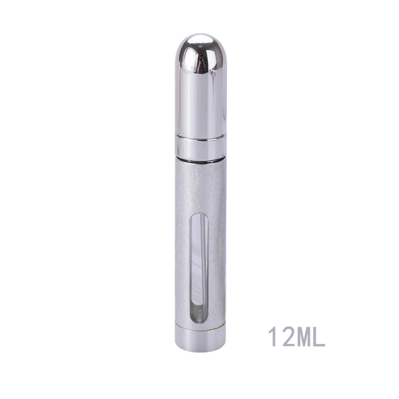 12ML Portable Refillable Mini Perfume Spray Bottle Empty Cosmetic Container Aluminum Atomizer Makeup Travel Perfume Atomizer - Цвет: 03