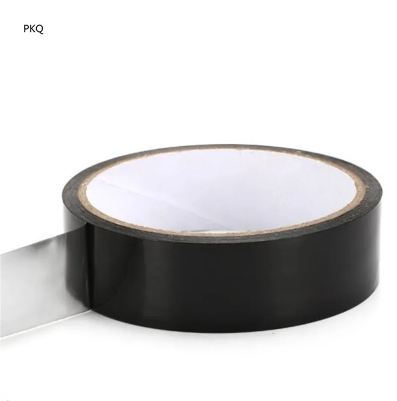 10pcs 20mmx30m Gold/Silver Foil Washi Tape BOPP Tape Scrapbooking Tools Mix Solid Colors Masking Tape Adhesive Decoration Tape - Цвет: Black 5mmx30m
