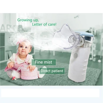 

Atomizing Kids Adult Low Noise Easy Apply With Mask Ultrasonic Portable Ergonomic Health Care Inhaler Machine Handheld Nebulizer