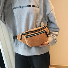 Женская Вельветовая поясная сумка, женская дизайнерская Брезентовая поясная сумка, модная коричневая сумка для денег, телефона, груди, банана, женский пояс, сумки для телефона