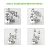 Aquarium Tank CO2 Valve Splitter Regulator Distributor Needle Fine Adjustment Valve for CO2 Regulator with 6 Way Outlets 6